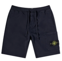 bermudas Stone Island 64651 GARMENT-DYED COTTON FLEECE NAVY