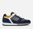 sneakers Hogan H321 Bleu Blanc Jaune