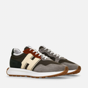 sneakers Hogan Sneakers H601 Gris Vert Beige