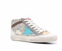 sneakers GOLDEN GOOSE Sneakers Mid Star à paillettes argentées