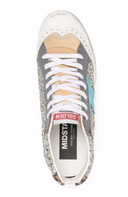 sneakers GOLDEN GOOSE Sneakers Mid Star à paillettes argentées