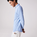 chemise LACOSTE slim fit en coton biologique uni