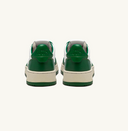 BASKET AUTRY MEDALIST LOW CUIR BLANC VERT