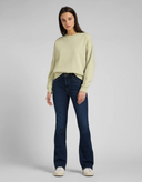 SWEATSHIRT LEE IN PALE KHAKI