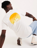 LIVING THE LIFE TEE IN ECRU lee