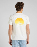 LIVING THE LIFE TEE IN ECRU lee