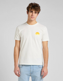 LIVING THE LIFE TEE IN ECRU lee