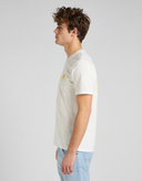 LIVING THE LIFE TEE IN ECRU lee