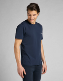 t-shirt Lee PATCH LOGO IN NAVY