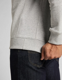 pull Lee PLAIN CREW IN GREY MELE