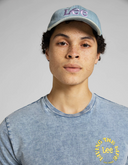 casquette Lee DENIM CAP IN WASHED BLUE