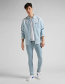 chemise Lee. RIVETED SHIRT IN ICE BLUE