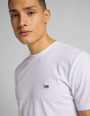 t-shirt Lee PATCH LOGO IN WHITE
