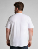 t-shirt Lee PATCH LOGO IN WHITE
