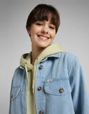 chemise Lee SERVICE OVERSHIRT IN LIGHT ROBIN