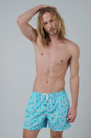 balneaires Fedeli Our swim trunk Madeira - Aloha pattern