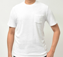 t-shirt Fedeli Terry crew neck T-shirt 'Extreme' white