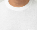t-shirt Fedeli Terry crew neck T-shirt 'Extreme' white