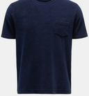 t-shirt Fedeli Terry crew neck T-shirt 'Extreme' navy