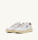 sneakers Autry SNEAKERS MEDALIST LOW EN CUIR BLANC ROUILLE