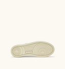 sneakers Autry MEDALIST LOW EN CUIR ET SUEDE BLANC BLEU CIEL