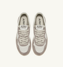 sneakers Autry MEDALIST LOW EN CUIR ET SUEDE BLANC