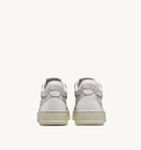 sneakers Autry OPEN MID EN CUIR ET SUEDE BLANC