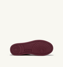 BASKET AUTRY MEDALIST MID CUIR BLANC BORDEAUX
