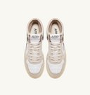 BASKET AUTRY MEDALIST MID CUIR ET SUEDE BLANC NOIR