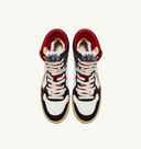 sneakers Autry SNEAKERS LIBERTY HIGH EN CUIR BLANC BLEU