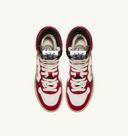 sneakers Autry LIBERTY HIGH EN CUIR BLANC ROUGE