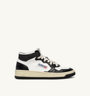 sneakers Autry MEDALIST LOW EN CUIR BLANC NOIR