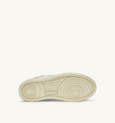 sneakers Autry SUPER VINTAGE SNEAKERS MEDALIST LOW EN CUIR BLANC MARON