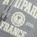 logo-print hoodie AMI