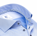 chemise R2 bleu clair en coton bio 2 FILS