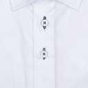 chemise R2  Blanche Coton Bio 2 PLIS