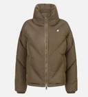 veste K-Way IMELDINE HEAVY QUILTED LAPIS LAZULI SILVER