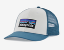 casquette Patagonia P-6 Logo LoPro Trucker Hat Wavy Blue