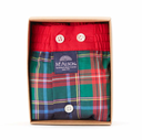 boxer Mc Alson M4670 - Madras rouge, vert & marine