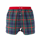 boxer Mc Alson M4670 - Madras rouge, vert & marine
