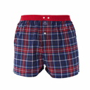 boxer Mc Alson M4672 - Madras rouge & marine
