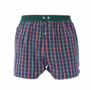 boxer Mc Alson M4664 - Carreau marine, vert & rouge