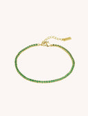 bracelet GREEN TENNIS Mya Bay