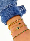bracelet GREEN TENNIS Mya Bay