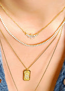 collier WHITE TENNIS Mya Bay