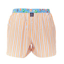 calecon Mc Alson M4716 - Rayure orange & bleu ciel
