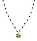 Collier Mini Stones spinelle noire NILAI