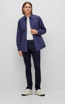 CHEMISE REGULAR FIT EN POPELINE DE COTON BIOLOGIQUE BOSS