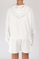 crop sweat FOLLOVERS Blanc