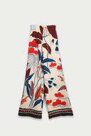 pantalon Natan Collection LARGE EN MOUSSELINE DE SOIE IMPRIMÉE